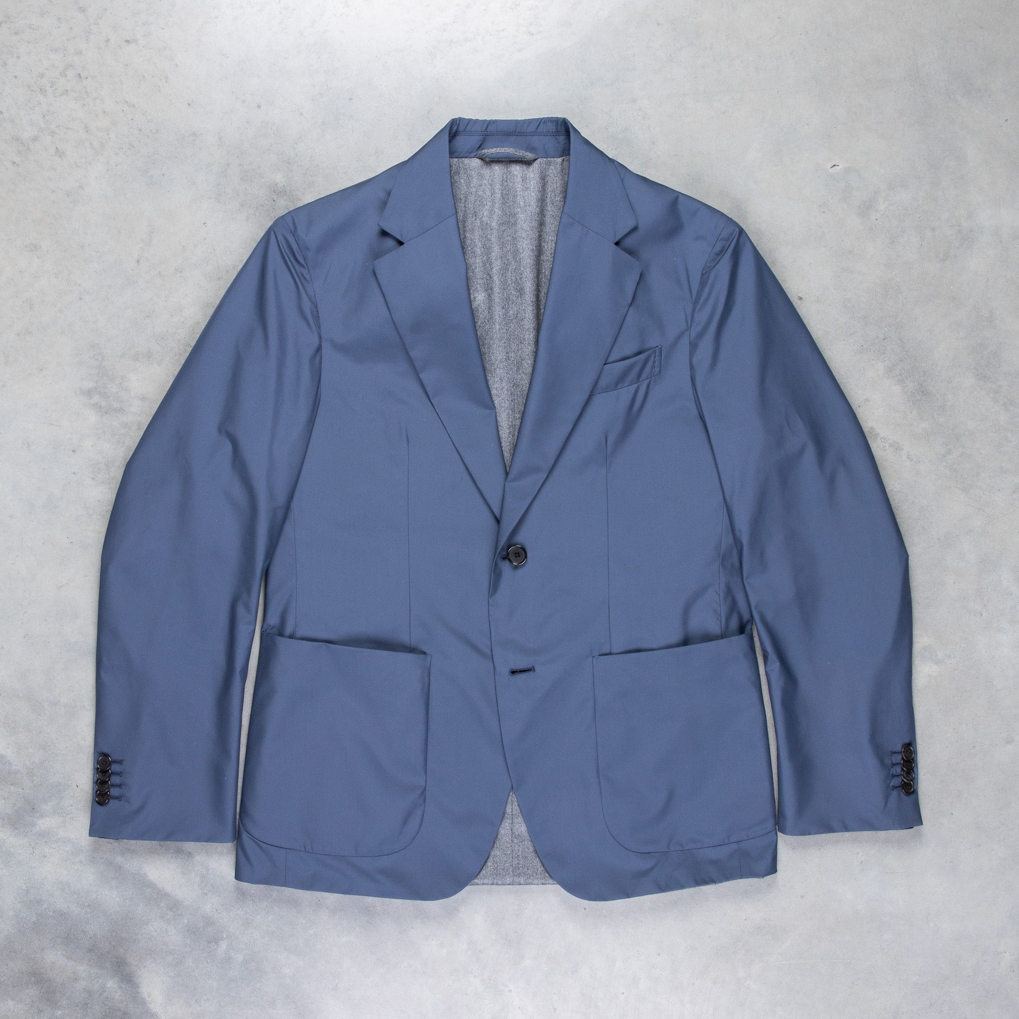 Caruso Traviata Jacket Nylon Navy Acciaio Frans Boone Store