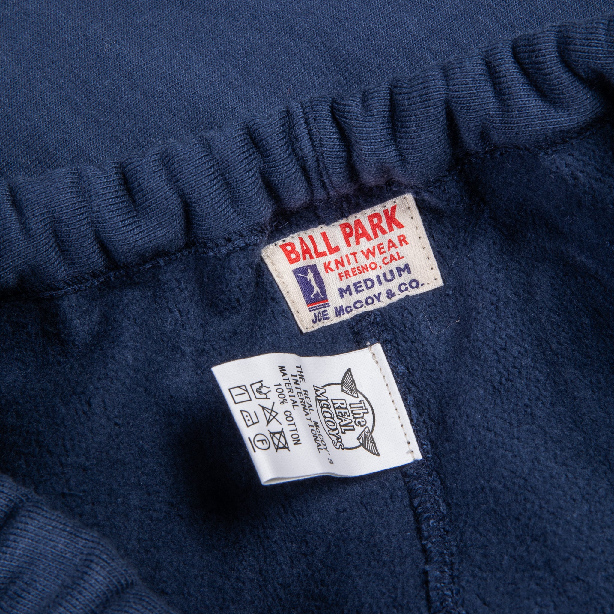 The Real McCoy's Heavyweight Sweatpants Navy