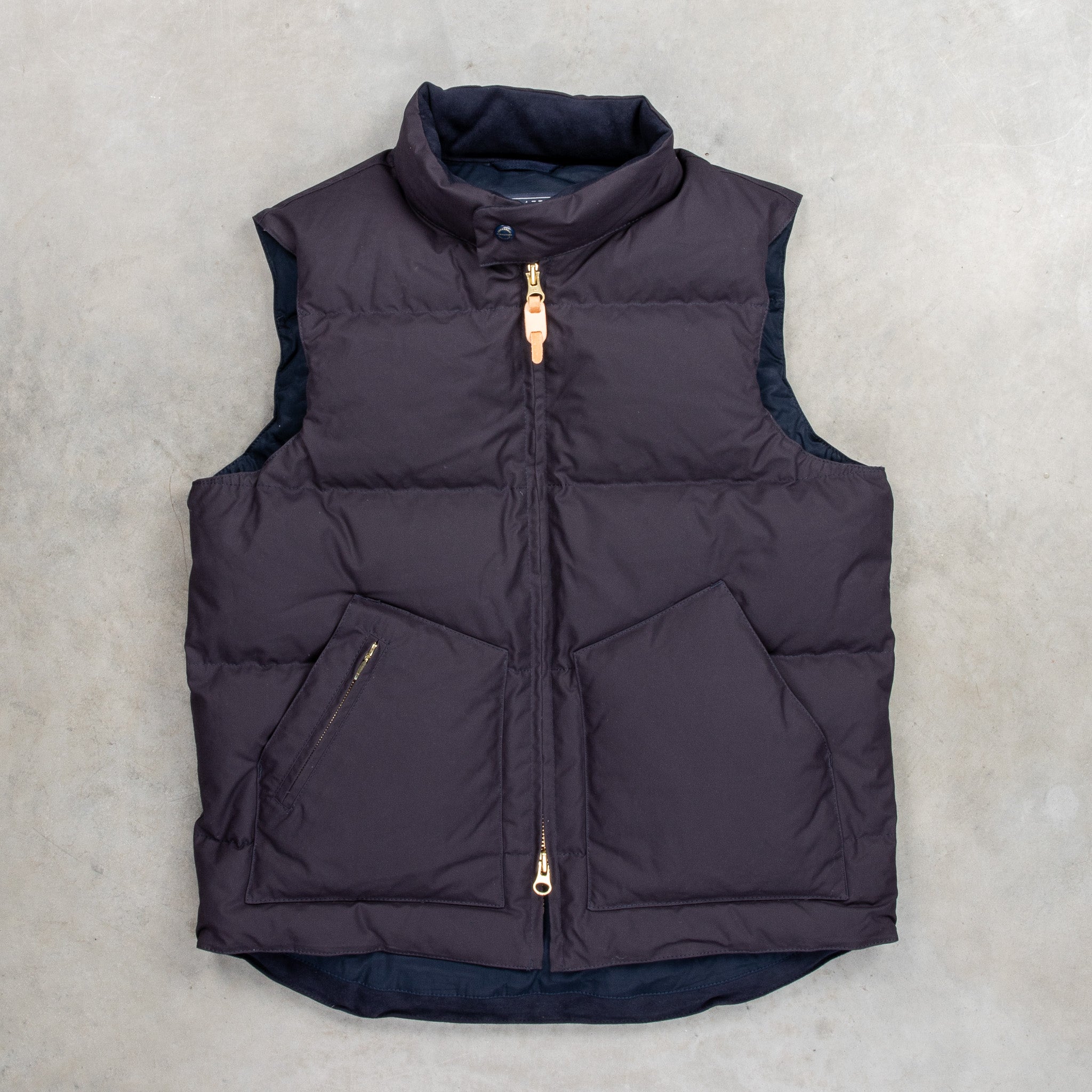 Manifattura Ceccarelli Goose Down Vest Navy