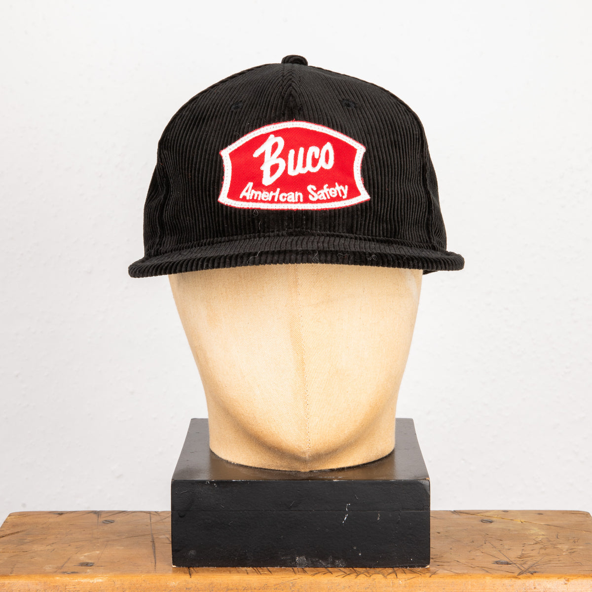 Buco Corduroy Strap-Back Cap Black – Frans Boone Store