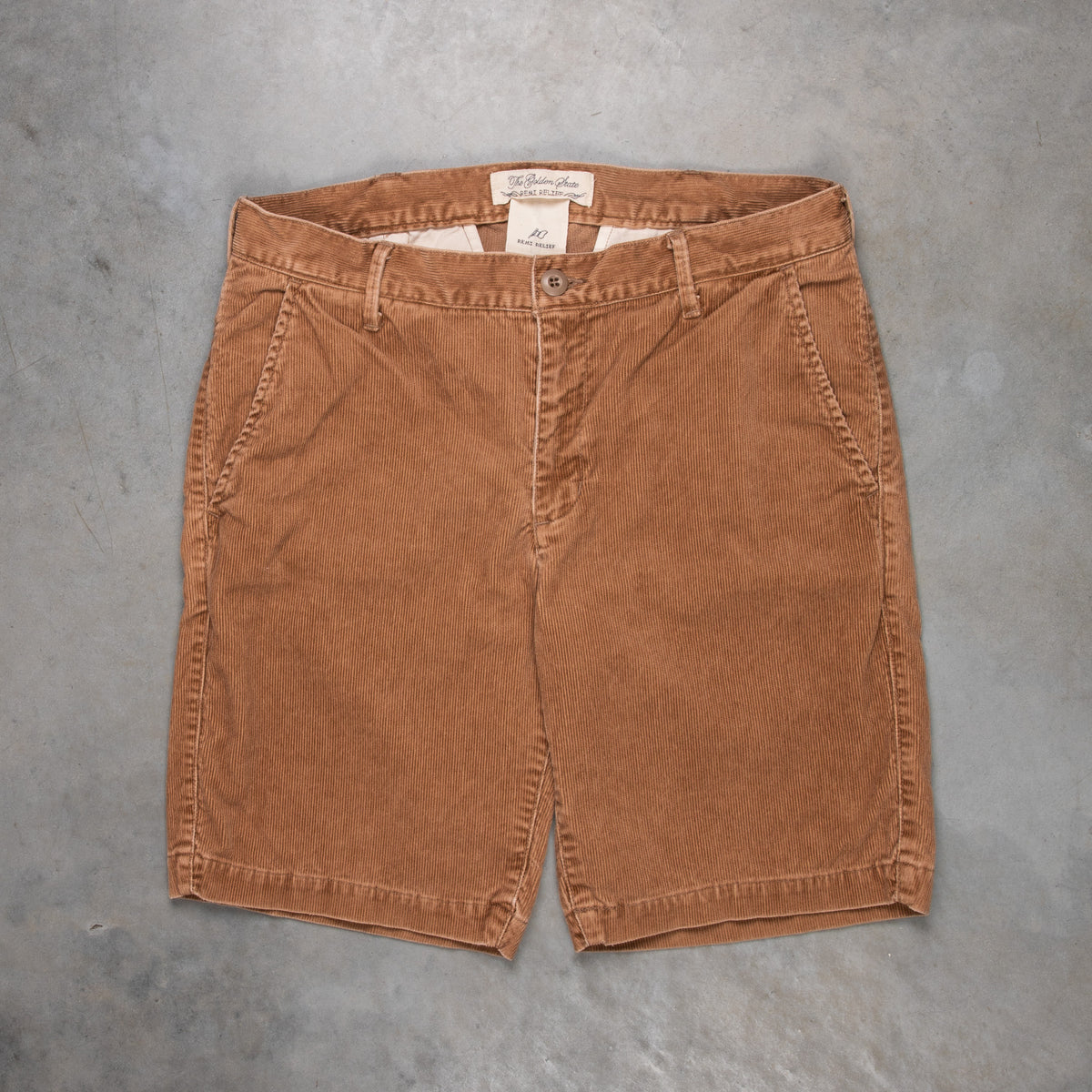 Remi Relief Corduroy Shorts Camel – Frans Boone Store