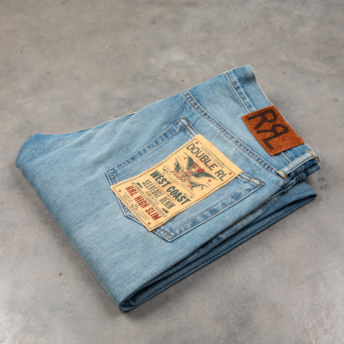 RRL High Slim Jeans Lawton Wash – Frans Boone Store