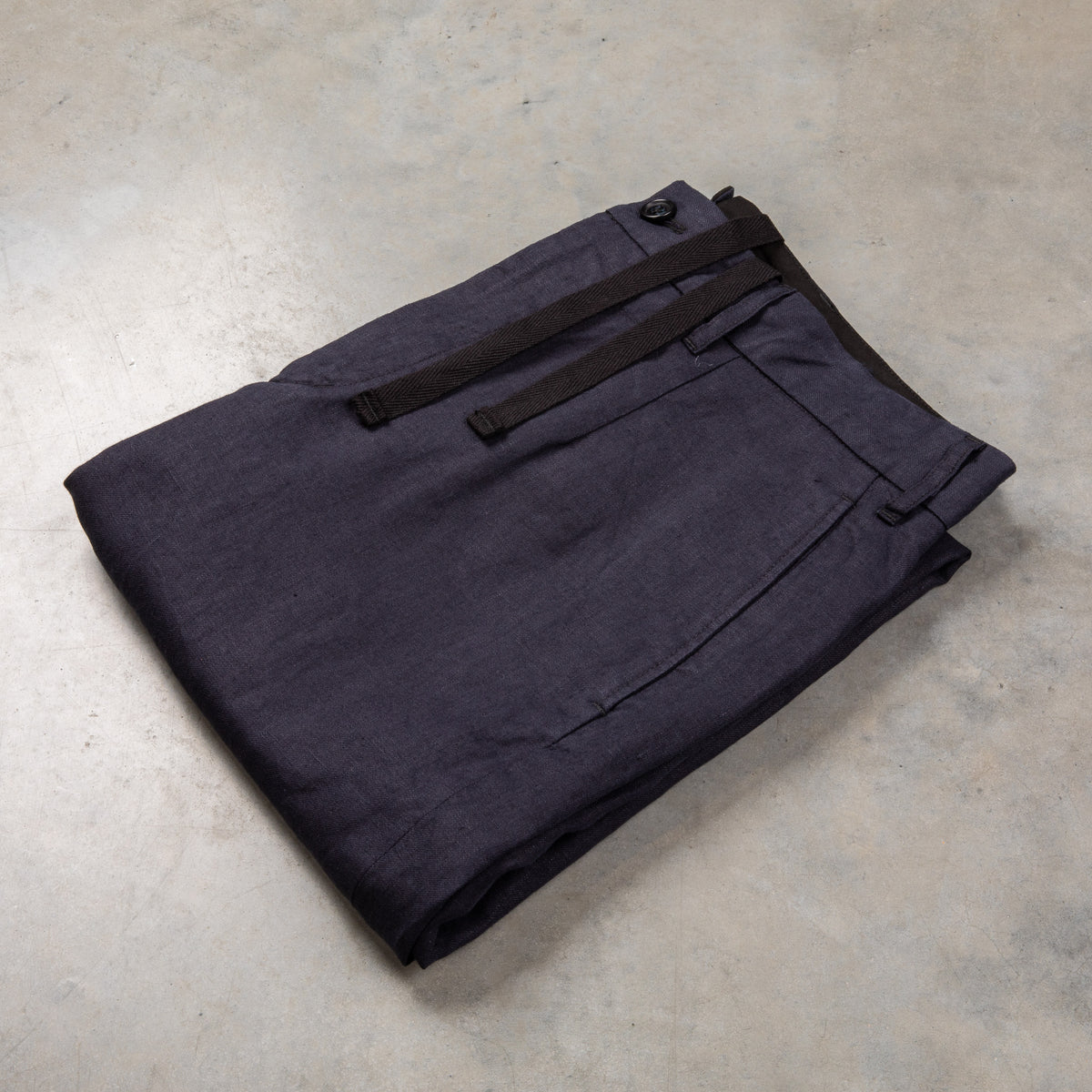 Engineered Garments Andover Pant Navy Linen Twill – Frans