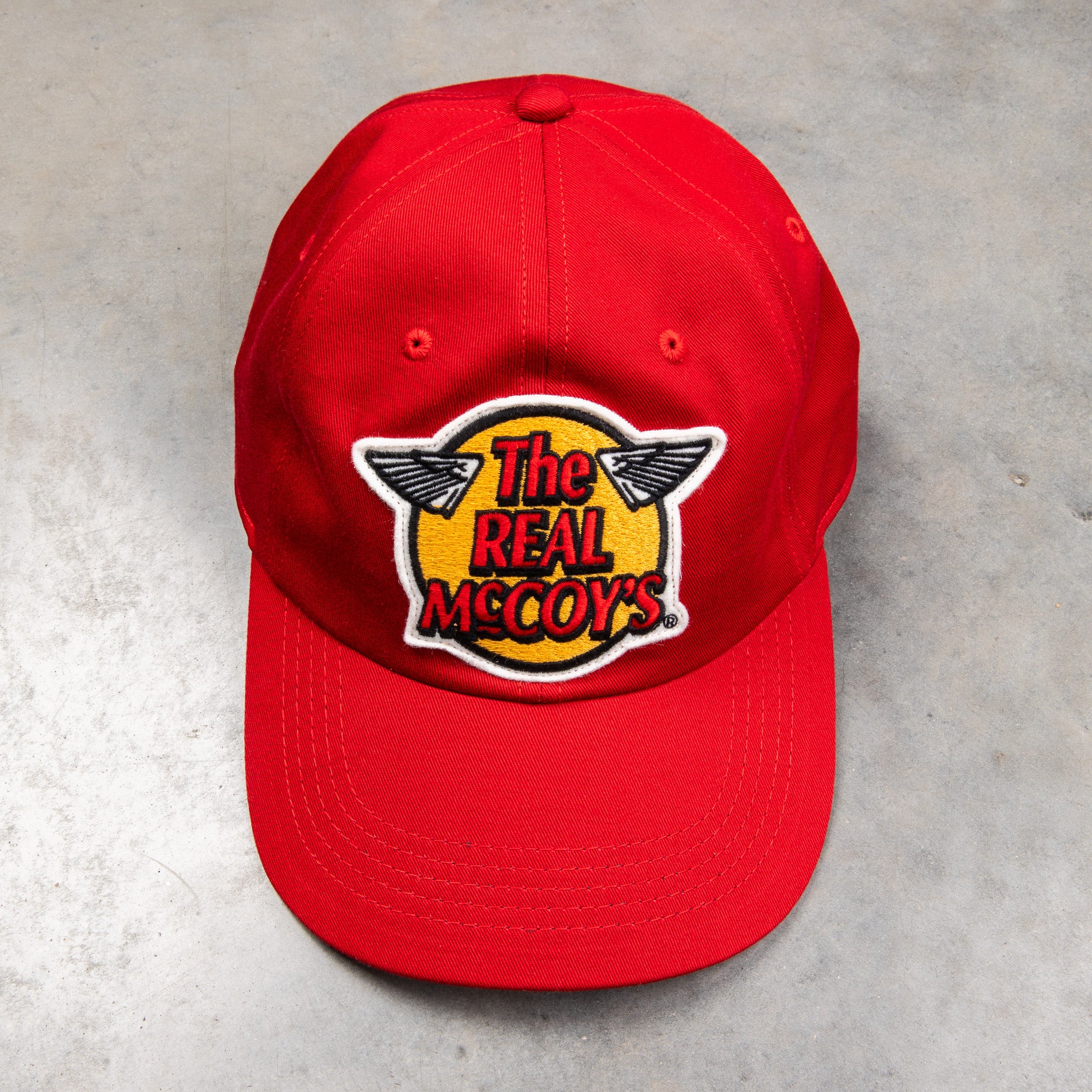 The Real McCoy's Logo Baseball Cap Red