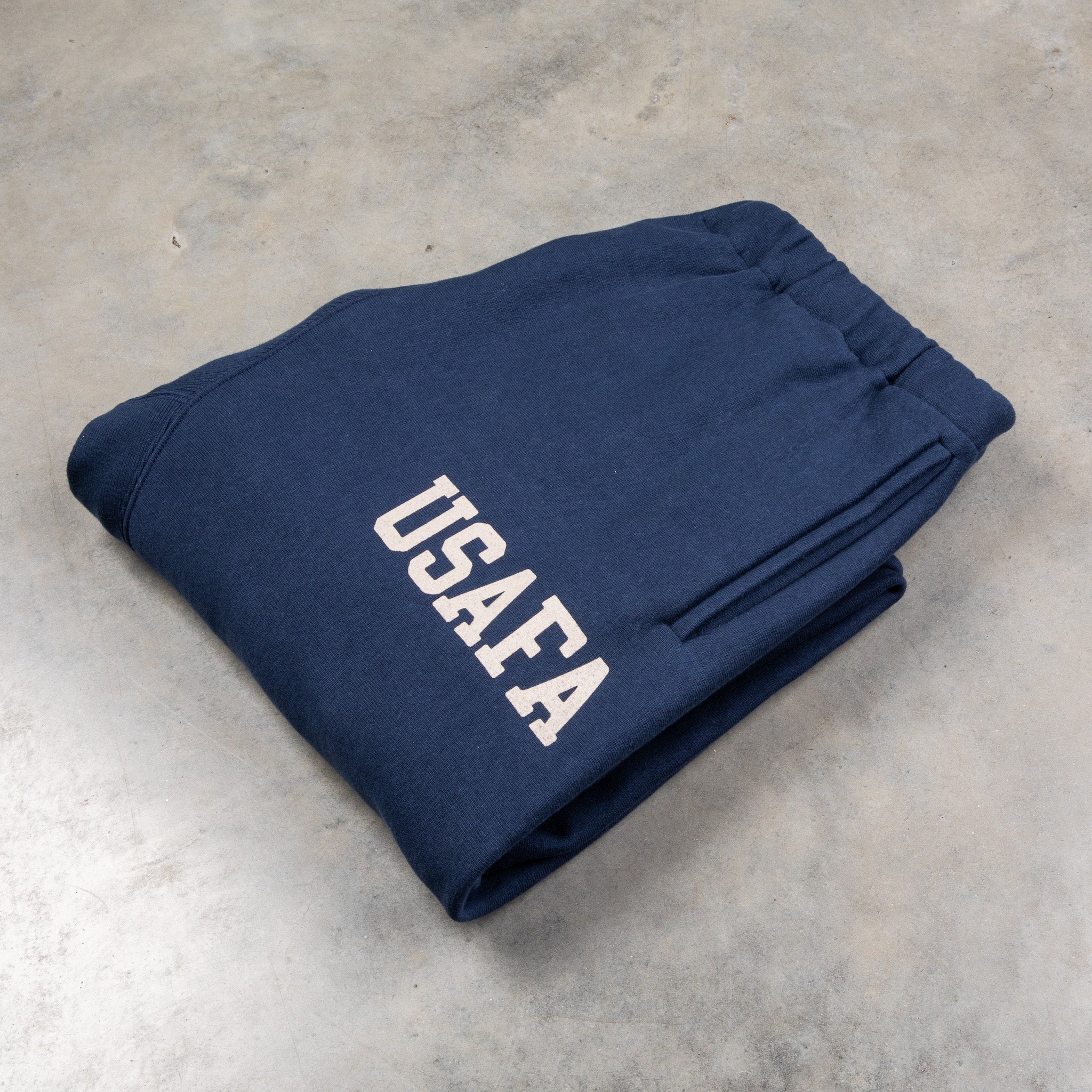 NAVY PT Sweatpants - Blue with Silver