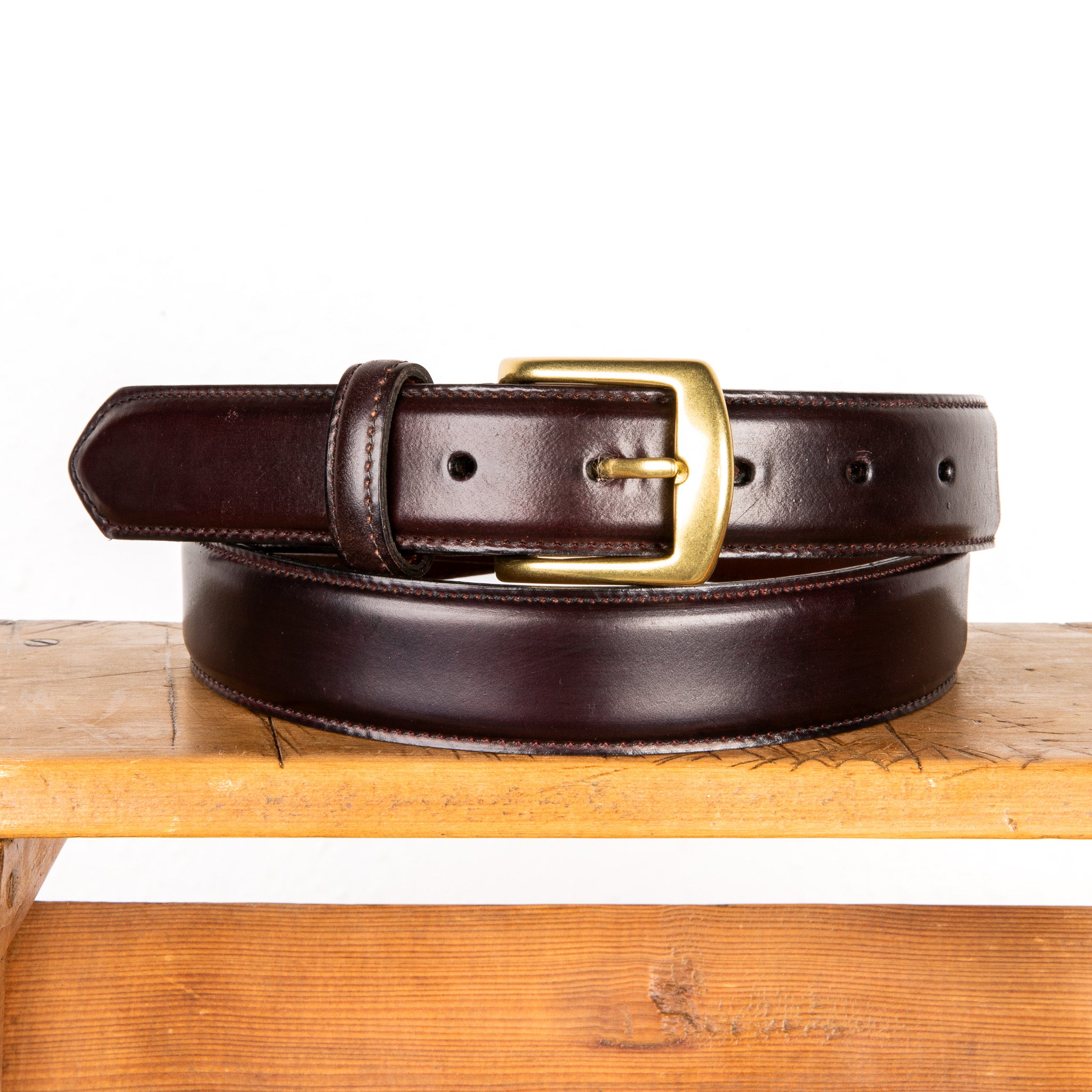 Cordovan belt outlet mens