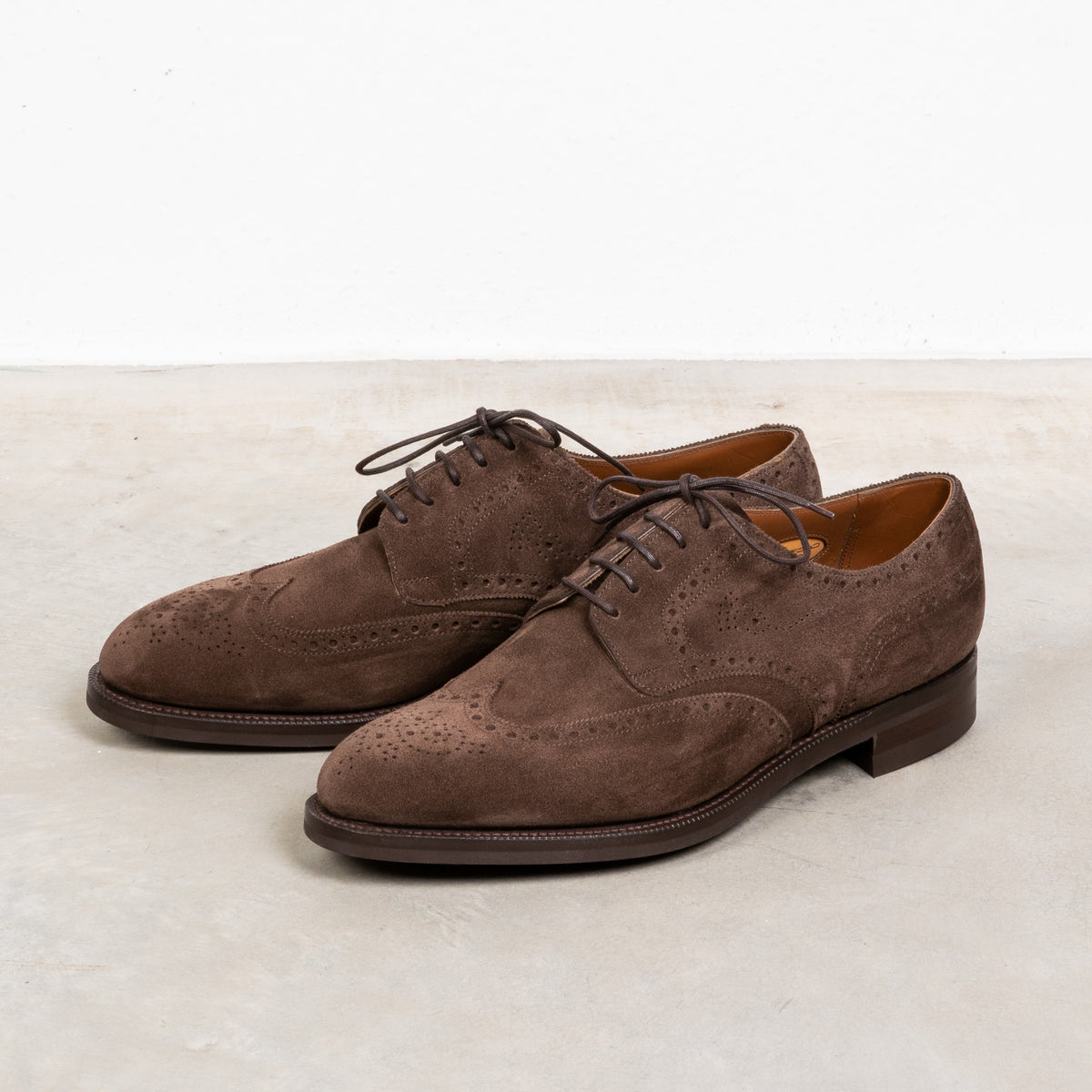 Edward Green Sandringham in Espresso Suede on Dainite Sole – Frans Boone  Store