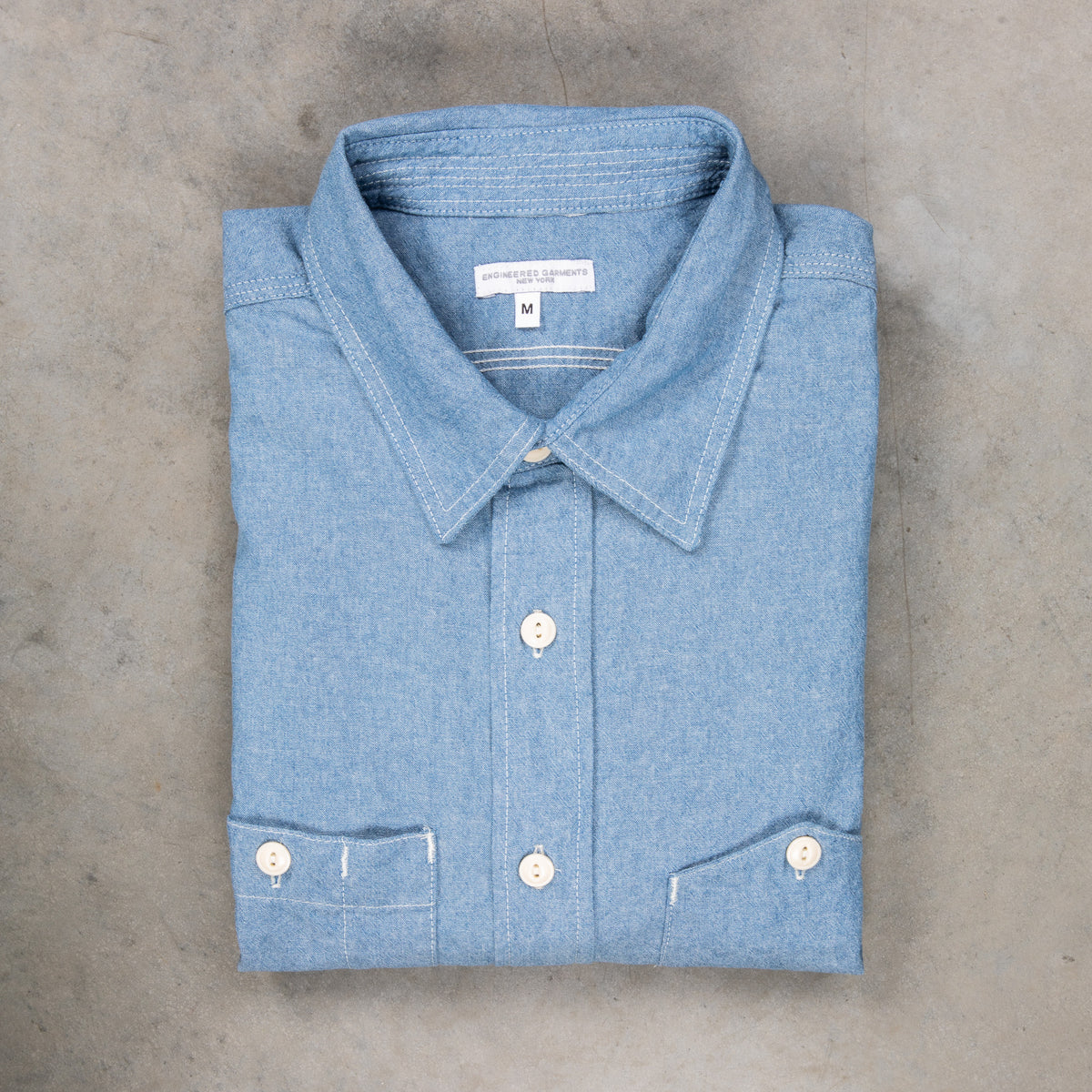 Cotton Chambray Shirt Fair Trade Certified™, Light Blue Chambray