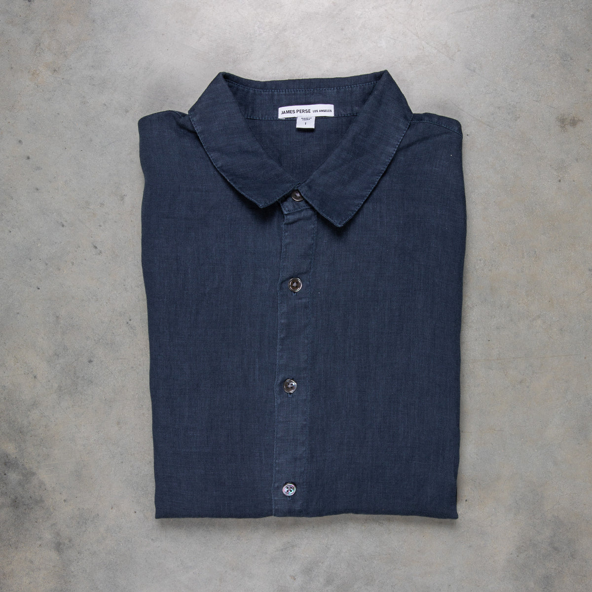 Feel Good Shirt in a Berlin Blue Italian Linen - Delikatessen