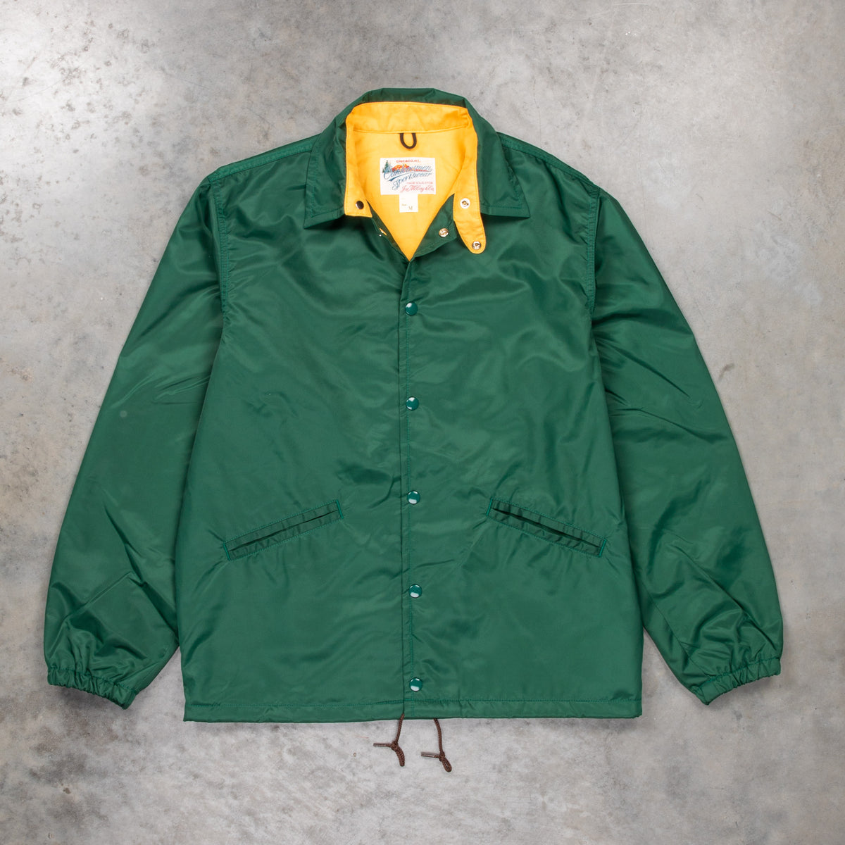 The Real McCoy's Nylon Cotton Lined Coach Jacket Forest – Frans