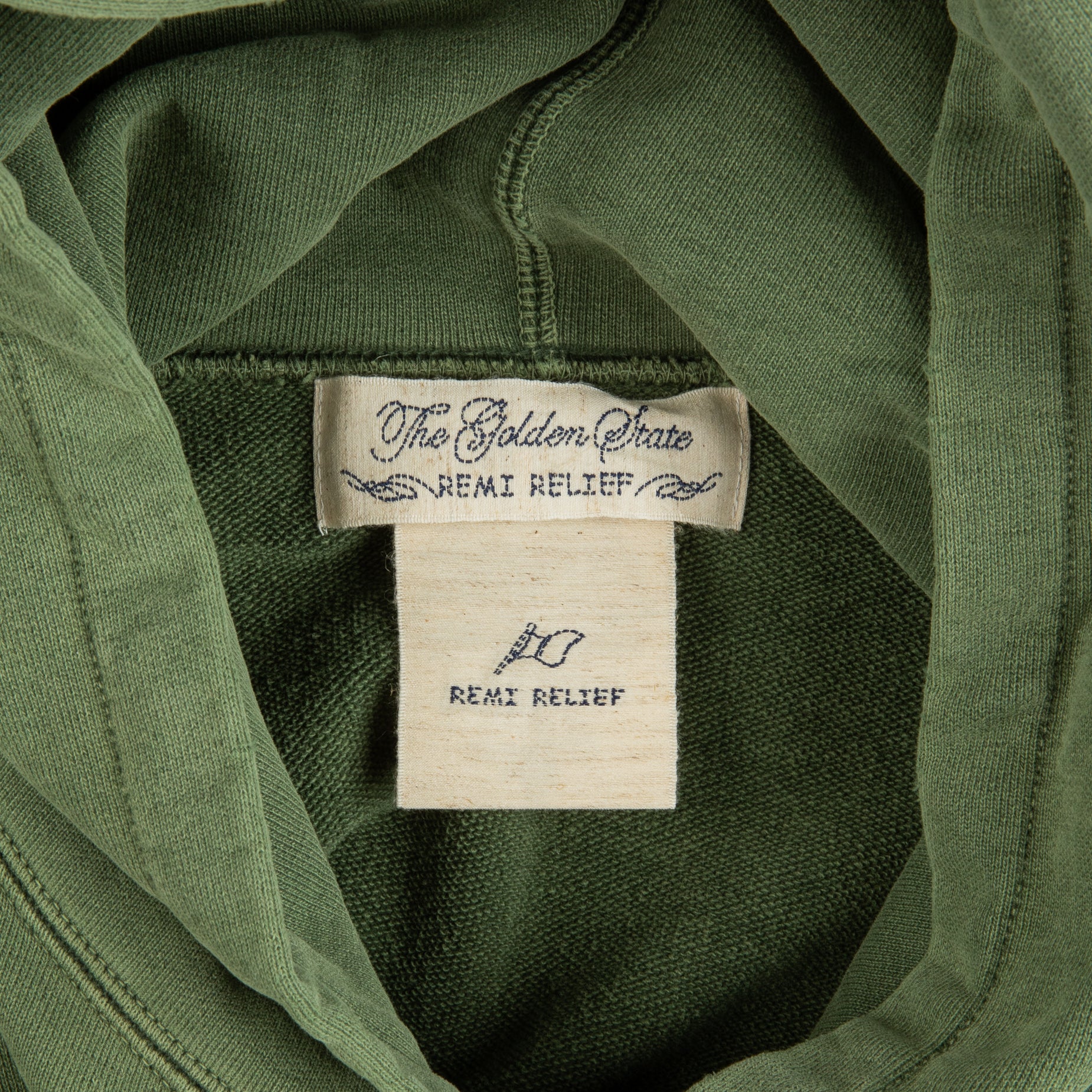 Remi Relief Hooded Sweat Green – Frans Boone Store