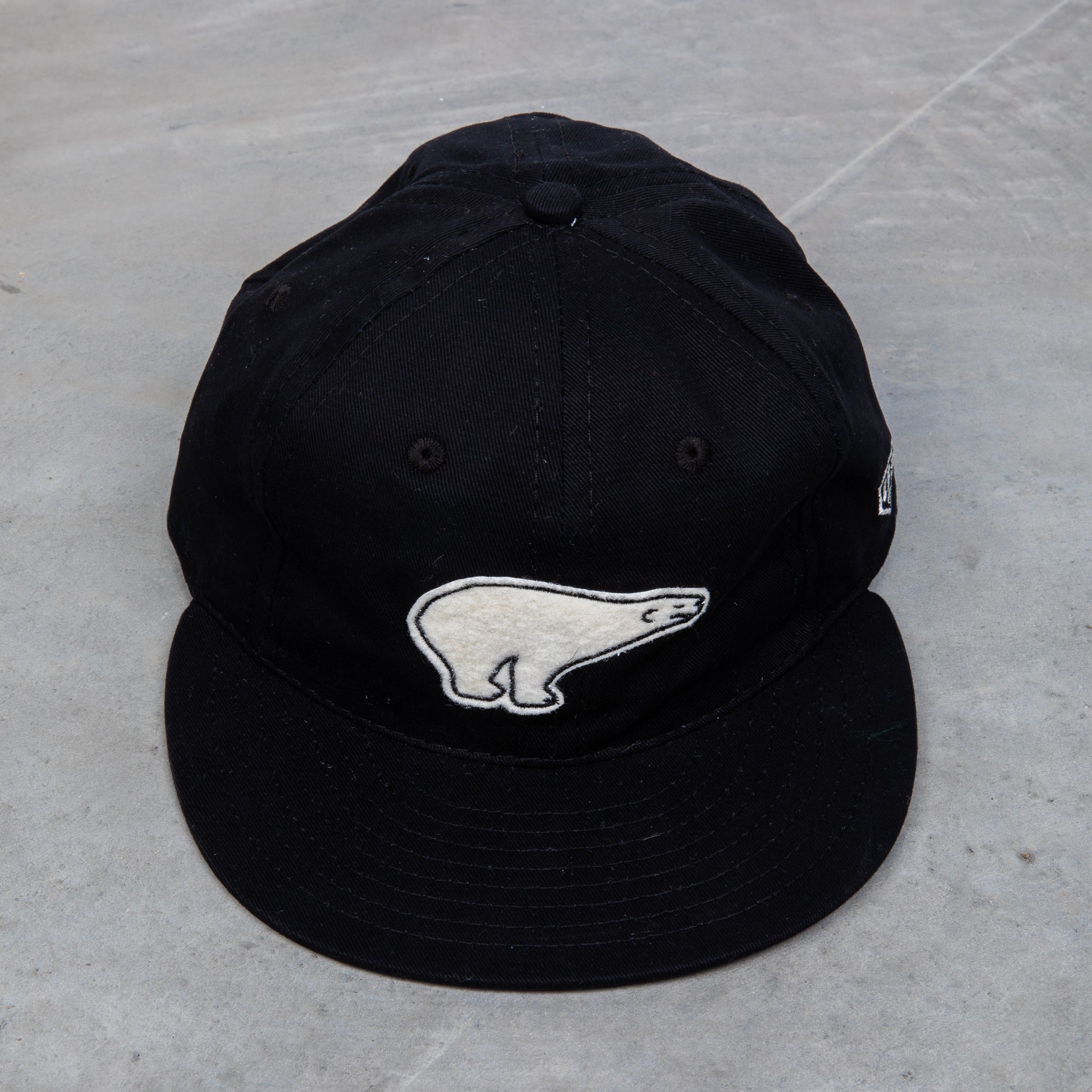 Ebbets Buffalo Cerveceria Polar Vintage inspired Ballcap Black