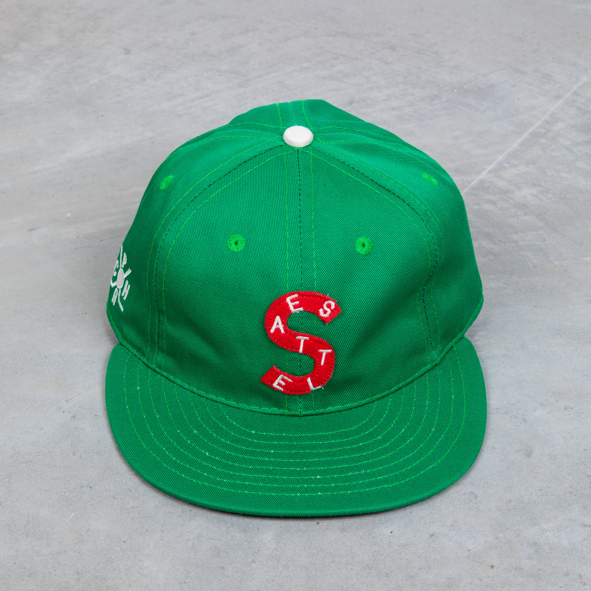 Ebbets Field Flannels - Seattle Metropolitans 1917 Vintage Ballcap (Green)