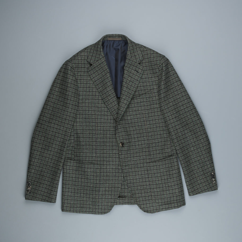 Caruso x Frans Boone x Fox Flannels Aida Jacket Lambswool Merino Gun Club Gregory