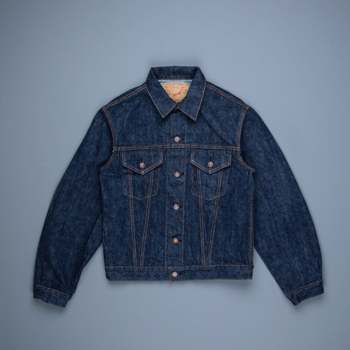 Orslow denim trucker jacket one wash