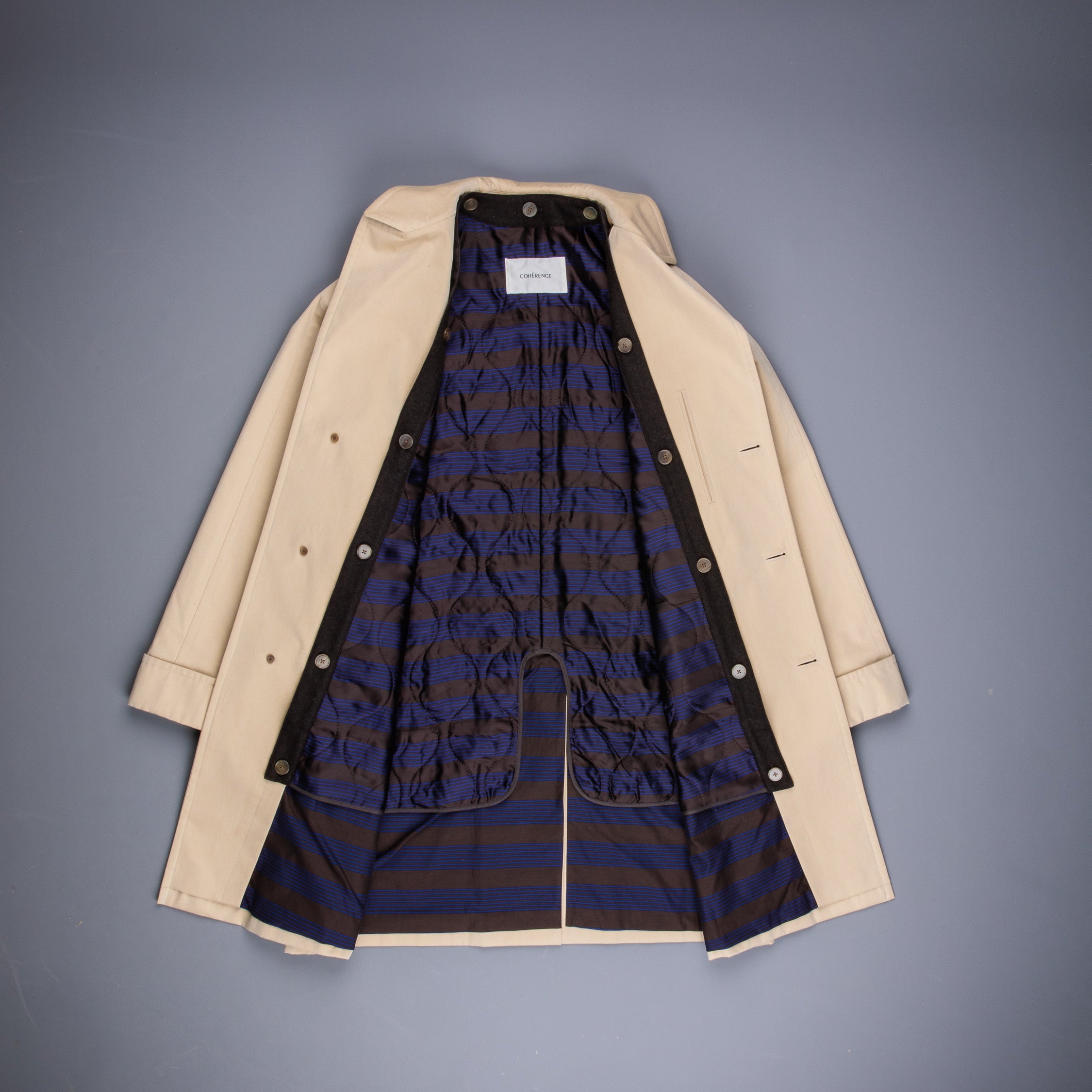 Cohérence Corb II Coat Gabardine Beige – Frans Boone Store