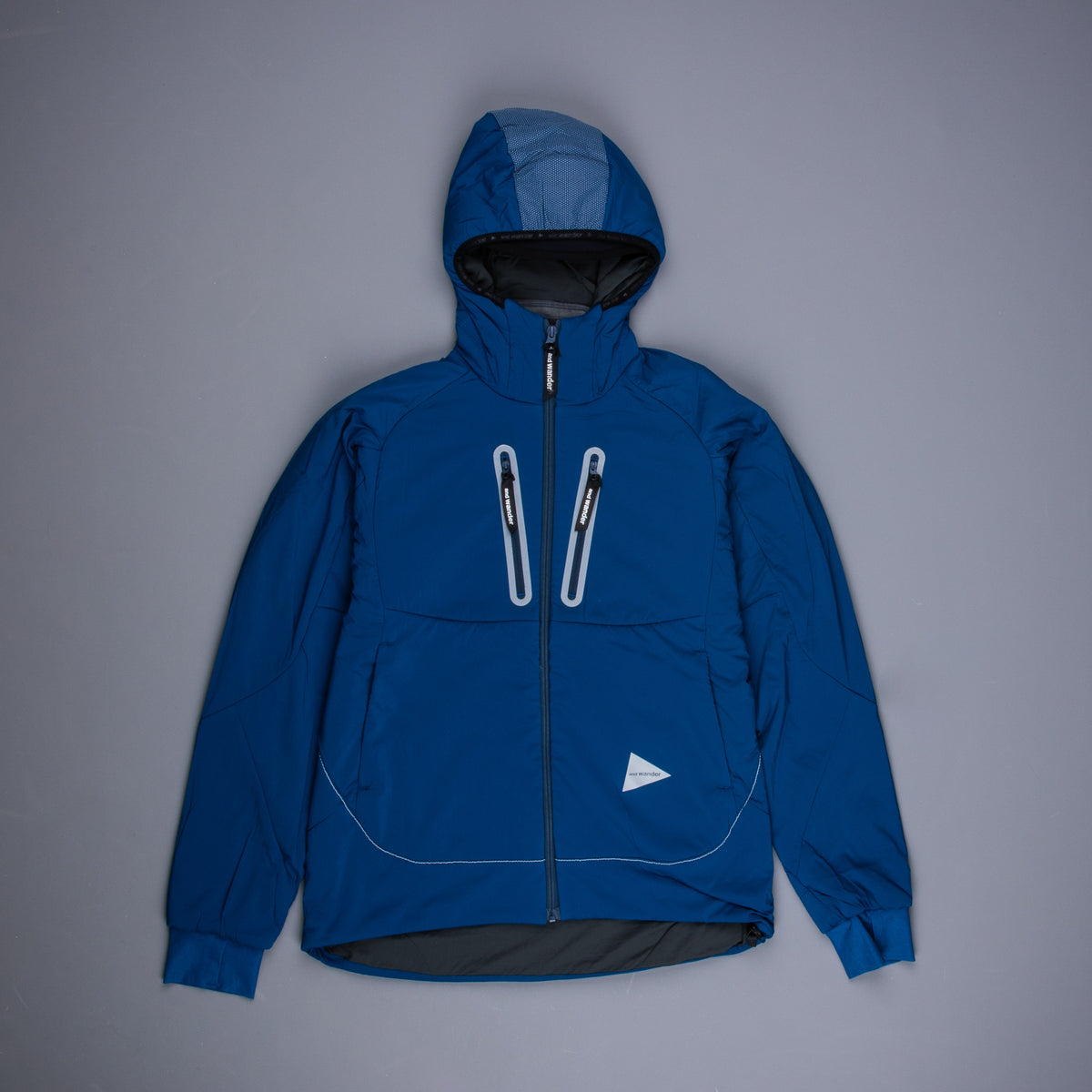 And Wander Alpha Air Hoodie Blue – Frans Boone Store