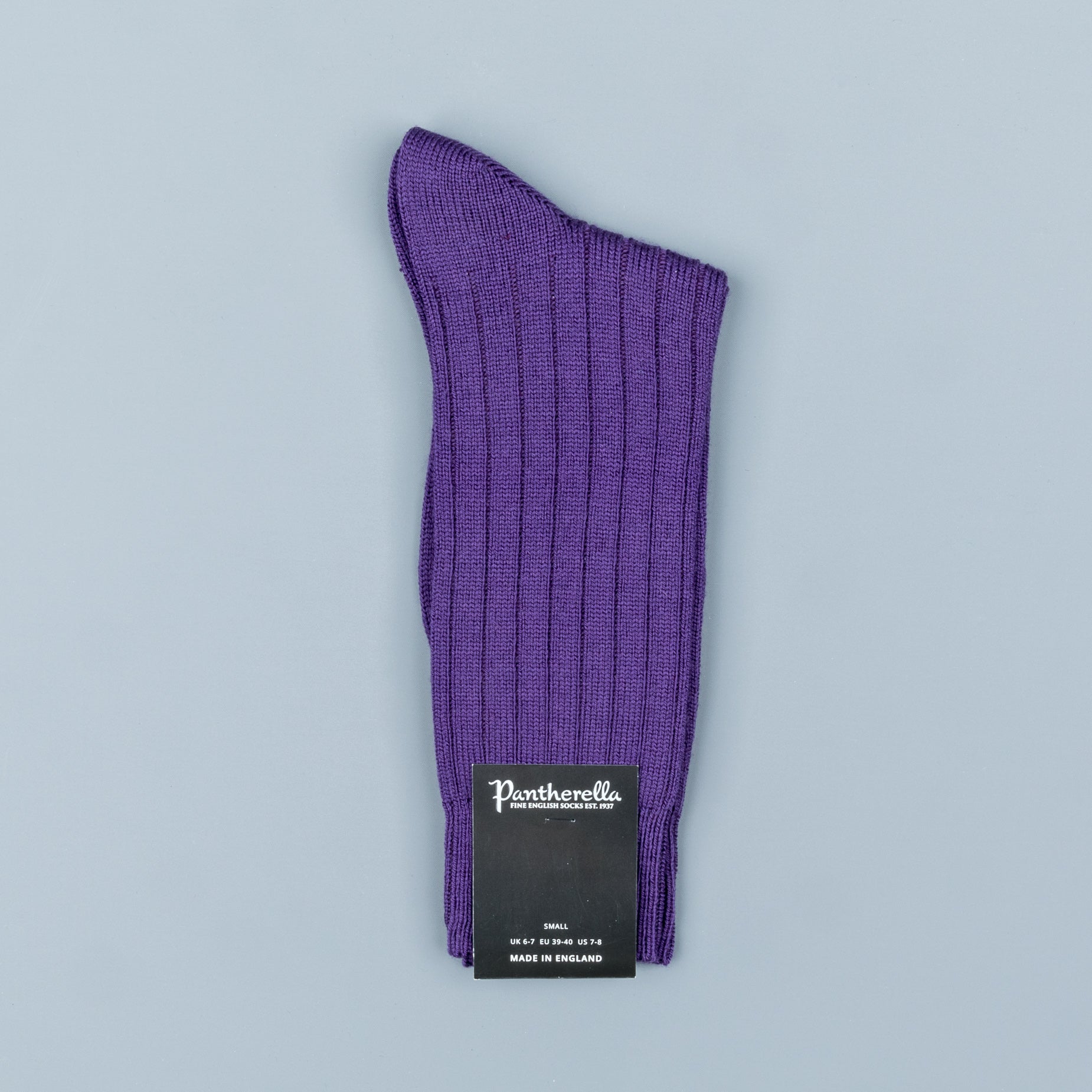 Frans Boone x Pantherella Packington Merino wool socks Dark Purple