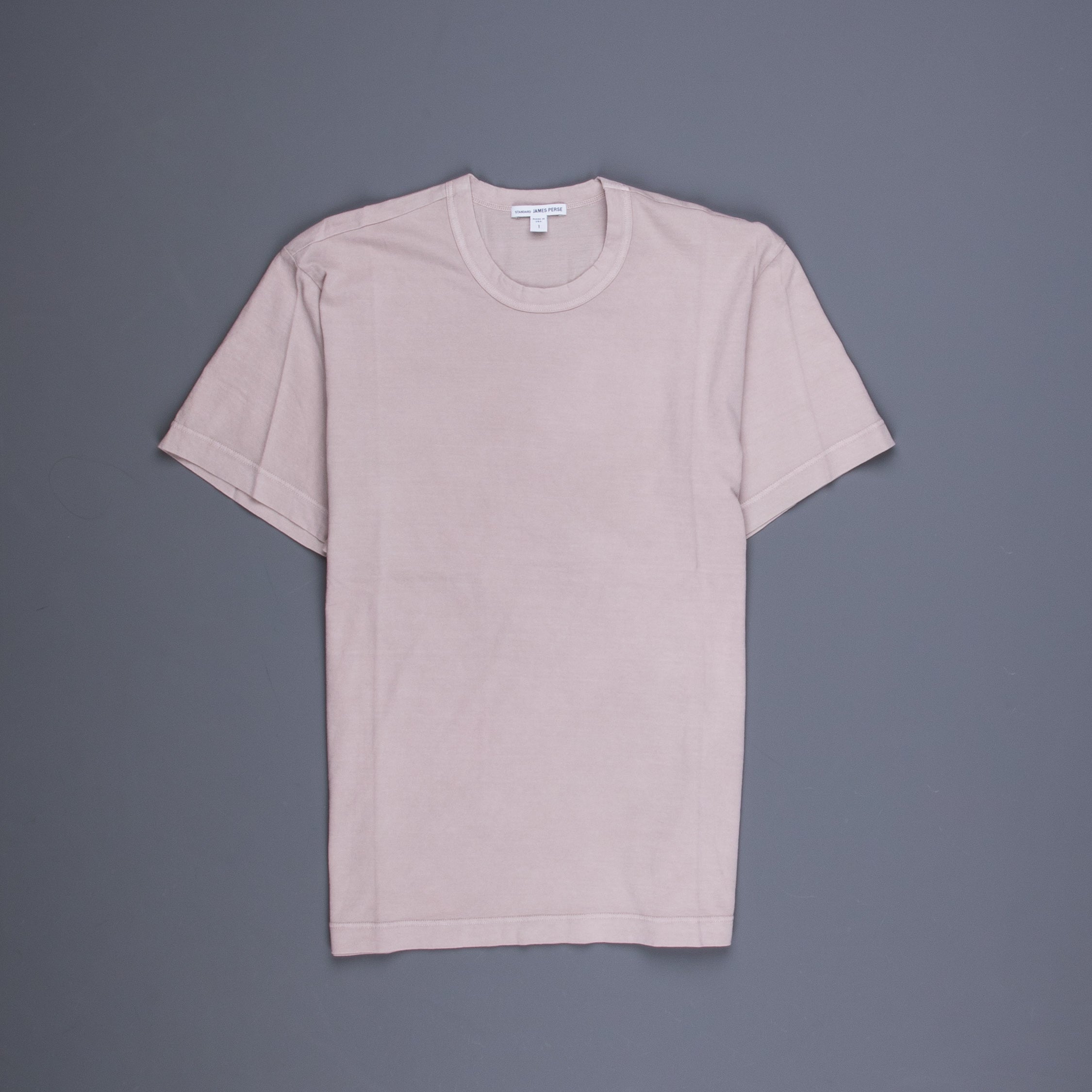 James Perse Crew Neck Tee Calamine Pigment