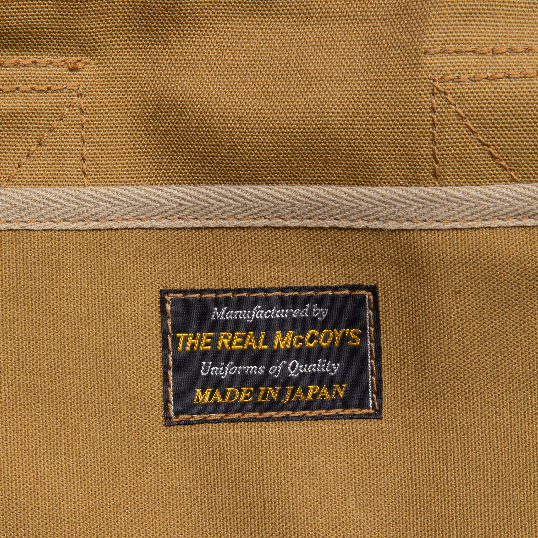 The Real McCoy's Aviator Kit Bag 6505-1 Khaki