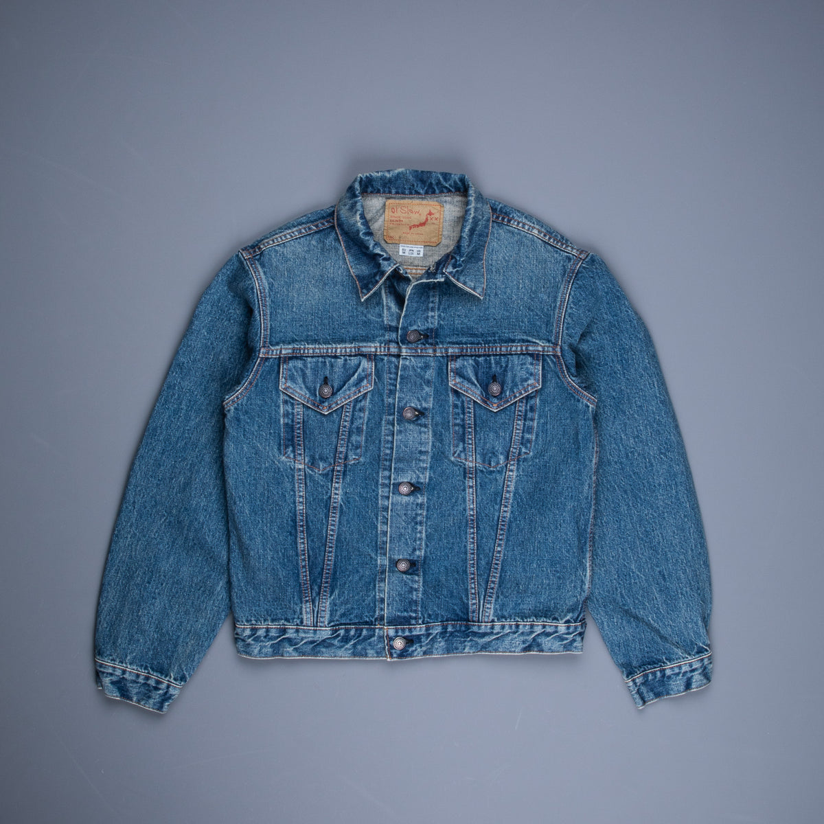 Orslow denim Real used trucker jacket