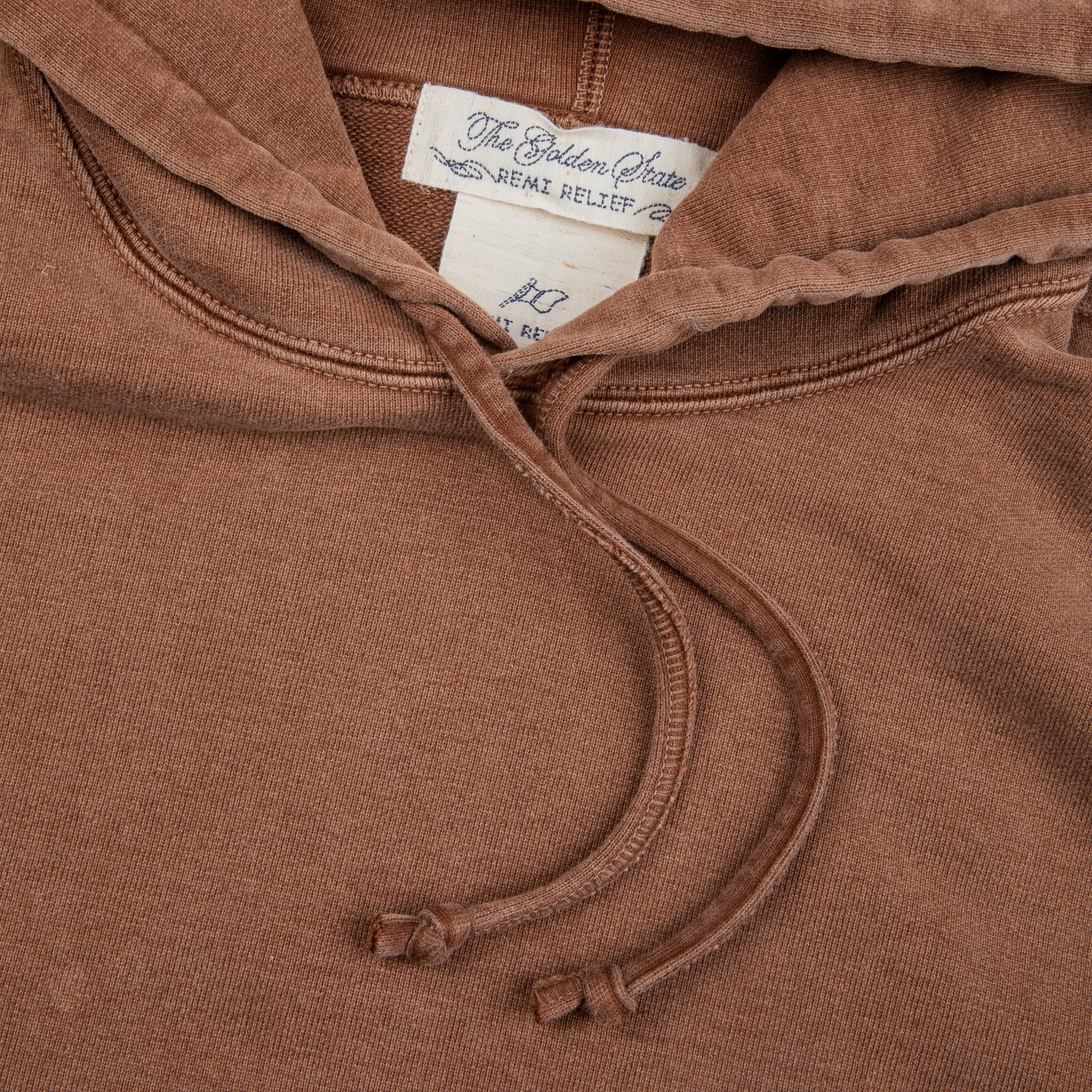 Remi Relief Outdoor Special Finish Fleece Hoodie Mocha Brown