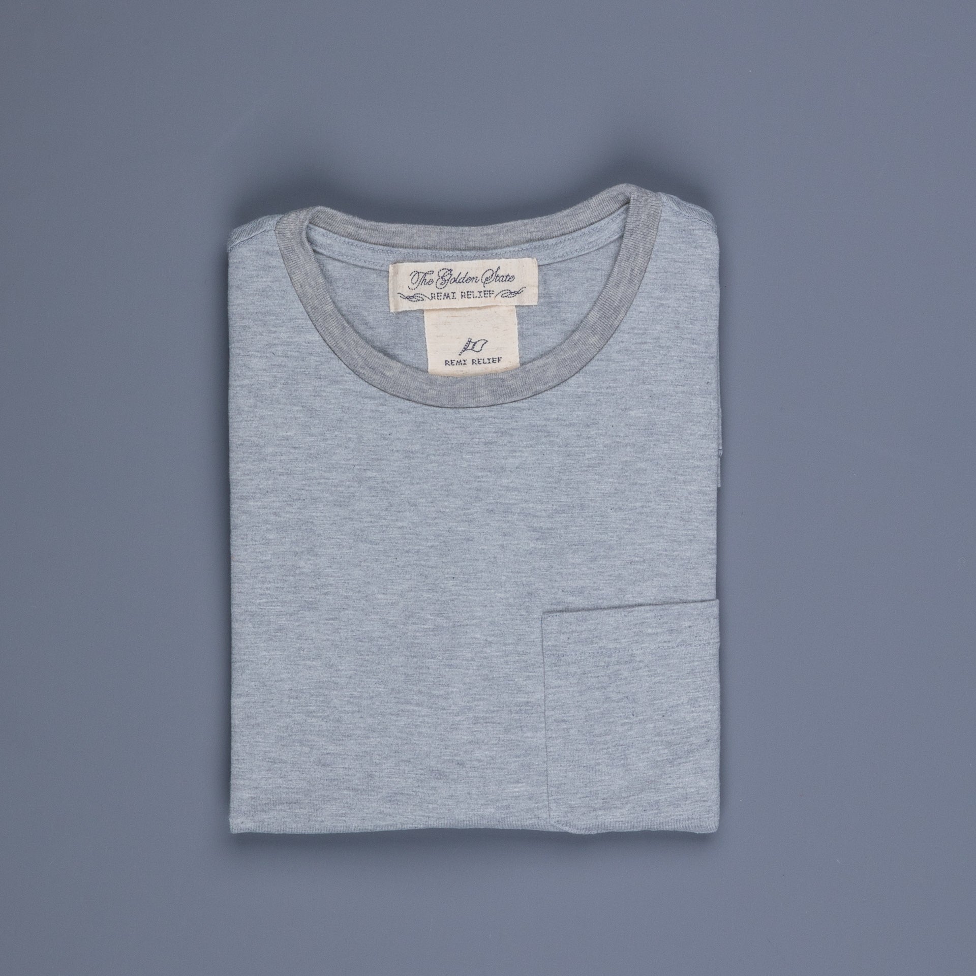 Remi Relief Heavy Cotton pocket tee Heather Gray – Frans Boone Store