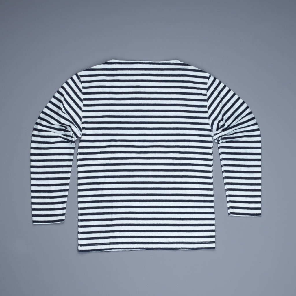 orSlow Longsleeve Tee Original Indigo Border Heavy T-Cloth