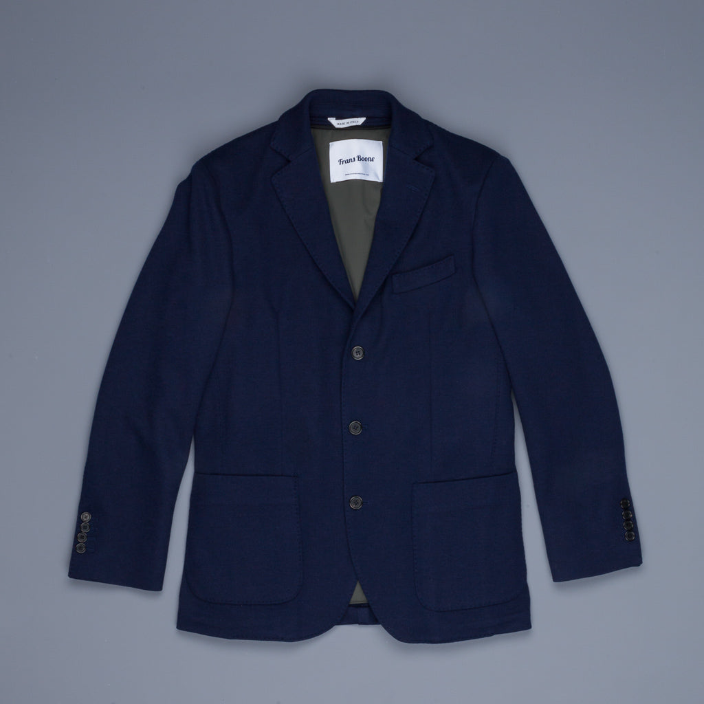 Frans Boone Travel Jacket Blu with Olive lining Frans Boone Store