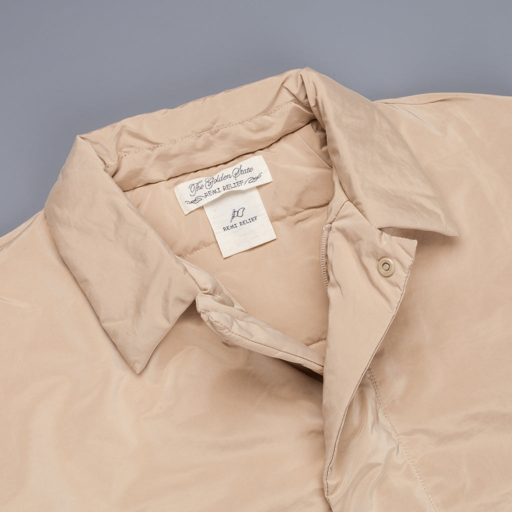 Remi Relief P & N Down Coat in Beige