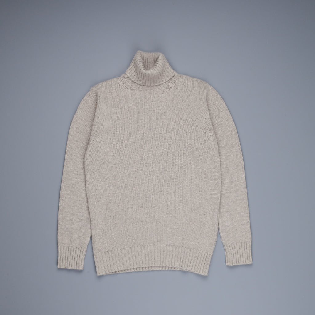 William Lockie Gullan Cashmere Roll Neck Cloud