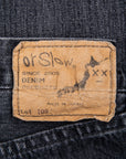 OrSlow 105 Standard Fit Black Denim Stone