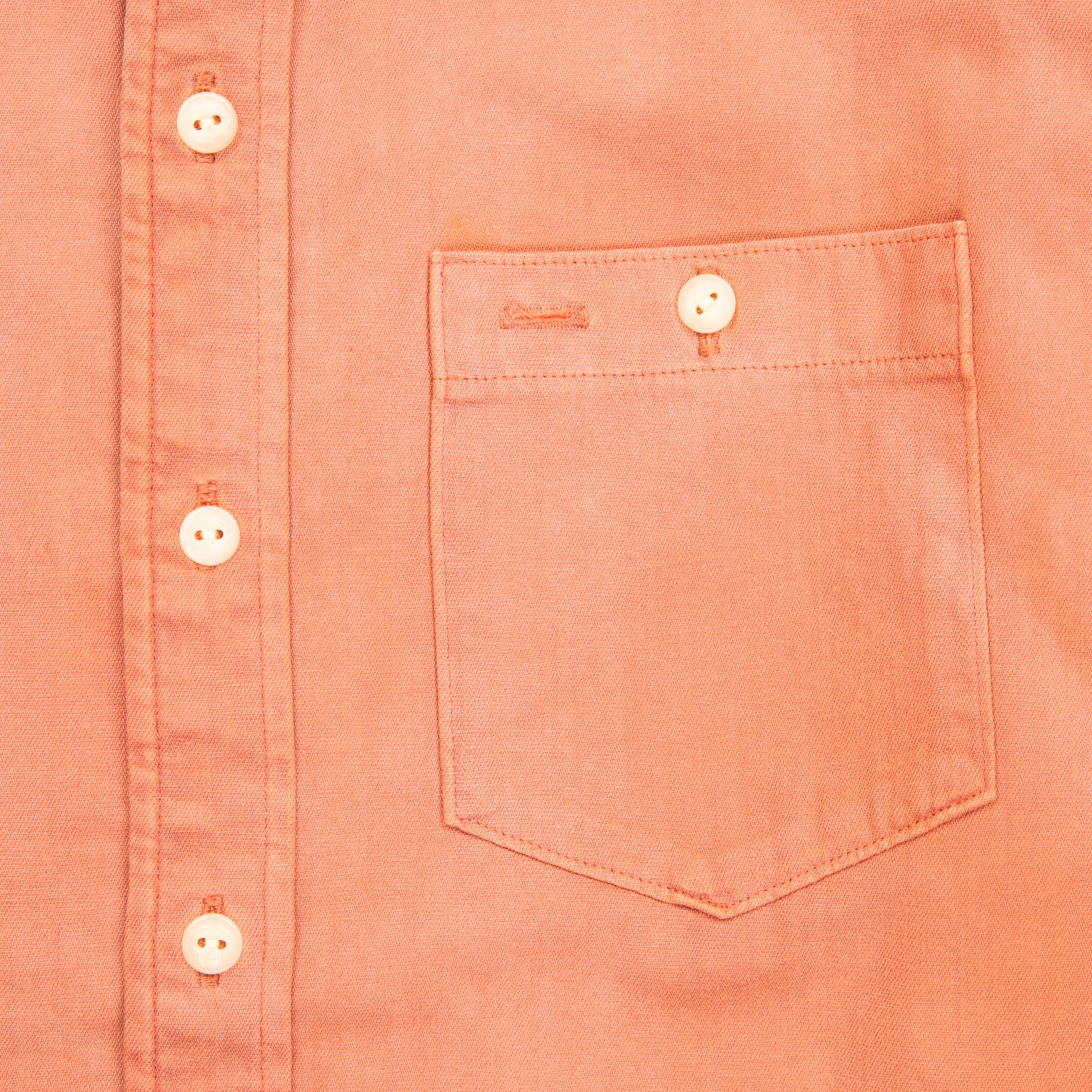 RRL Route Garment Dyed Twill Workshirt Service Red – Frans Boone Store