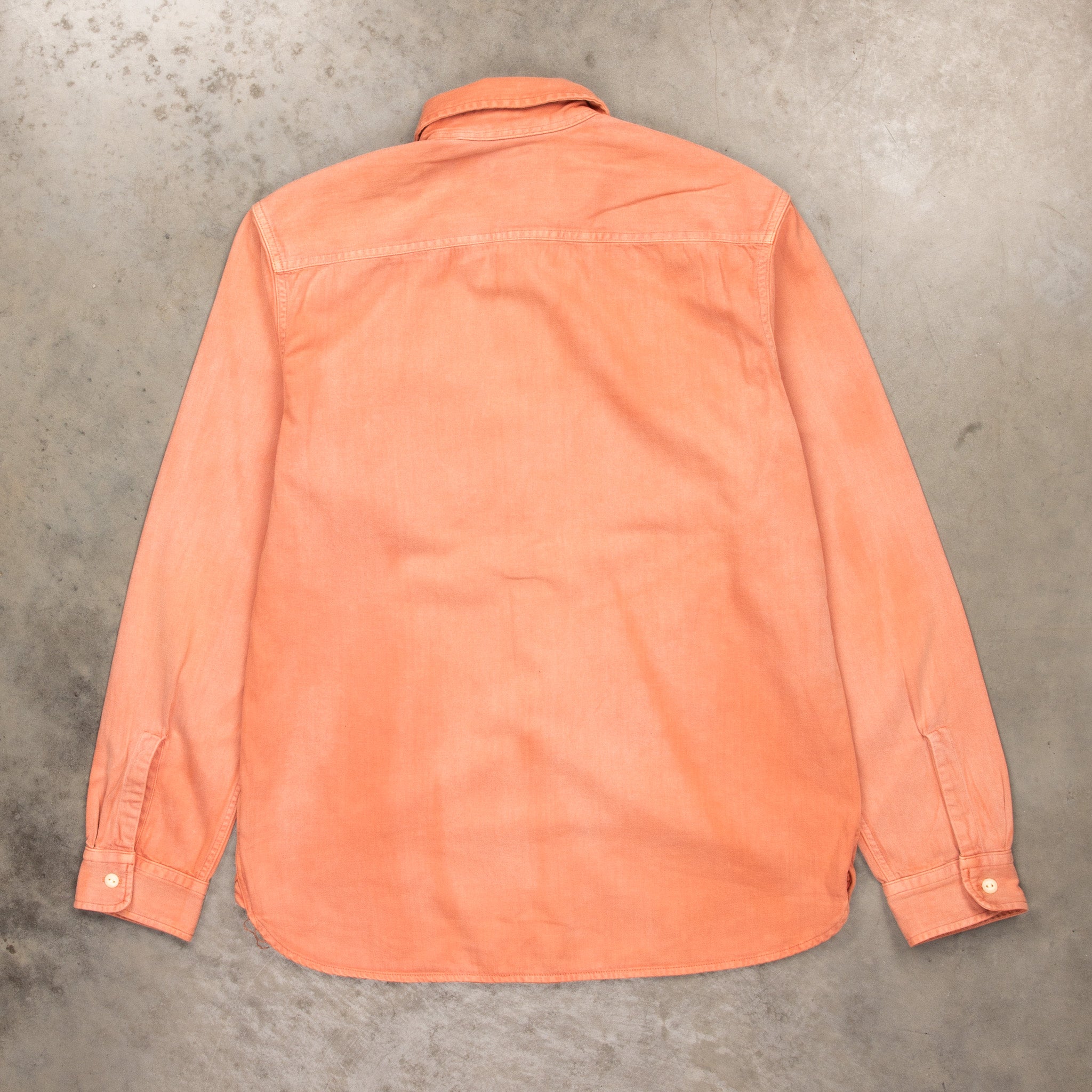 RRL Route Garment Dyed Twill Workshirt Service Red – Frans Boone Store