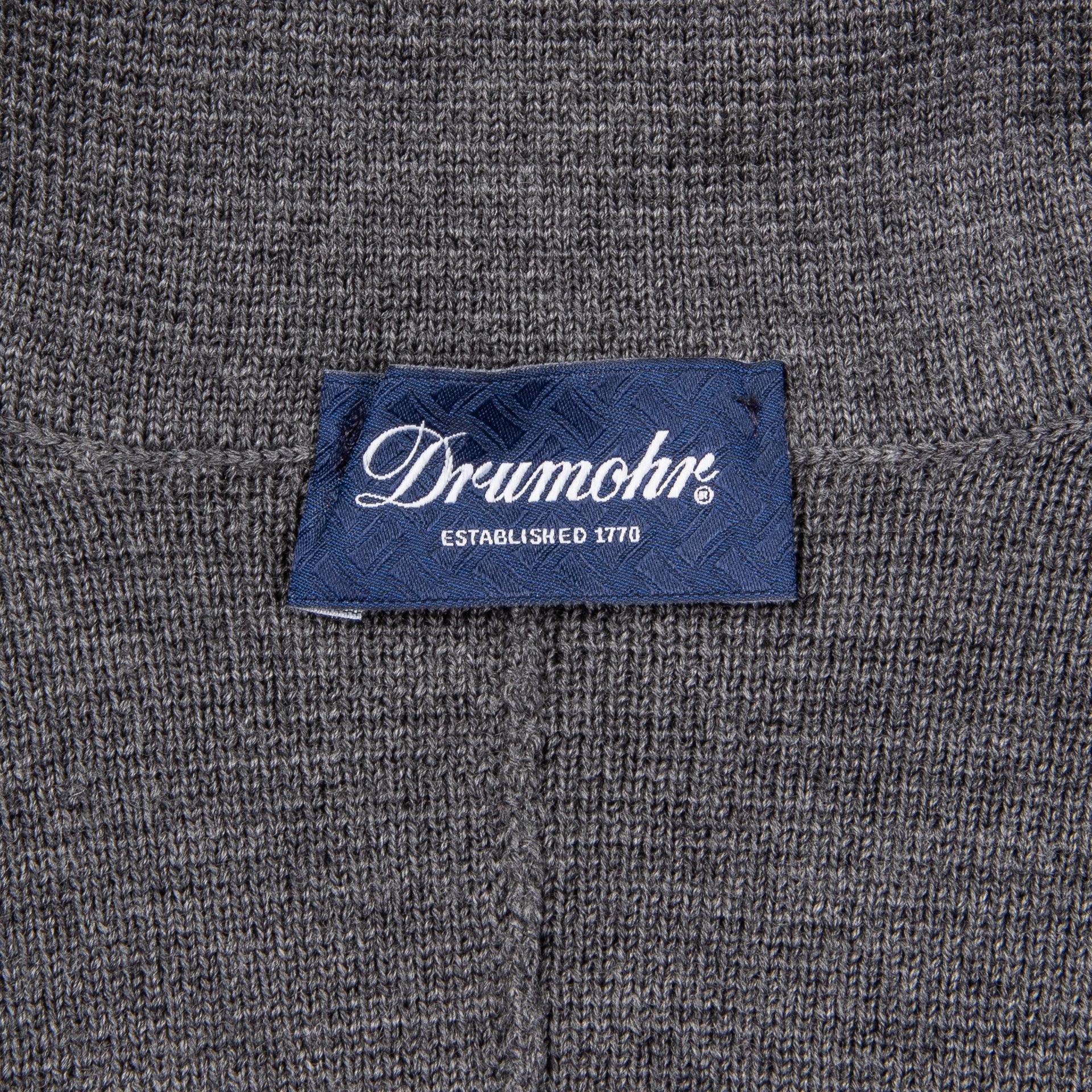 Drumohr Knitted Jacket Merino Wool Dark Grey – Frans Boone Store
