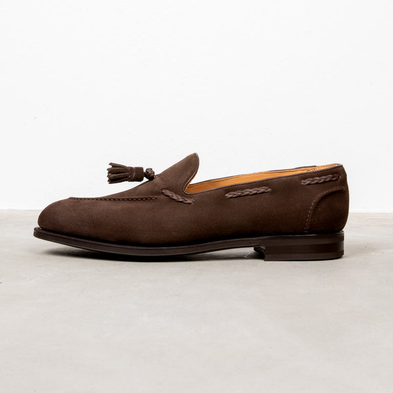 Edward Green Belgravia Espresso Suede on R1 sole – Frans Boone Store