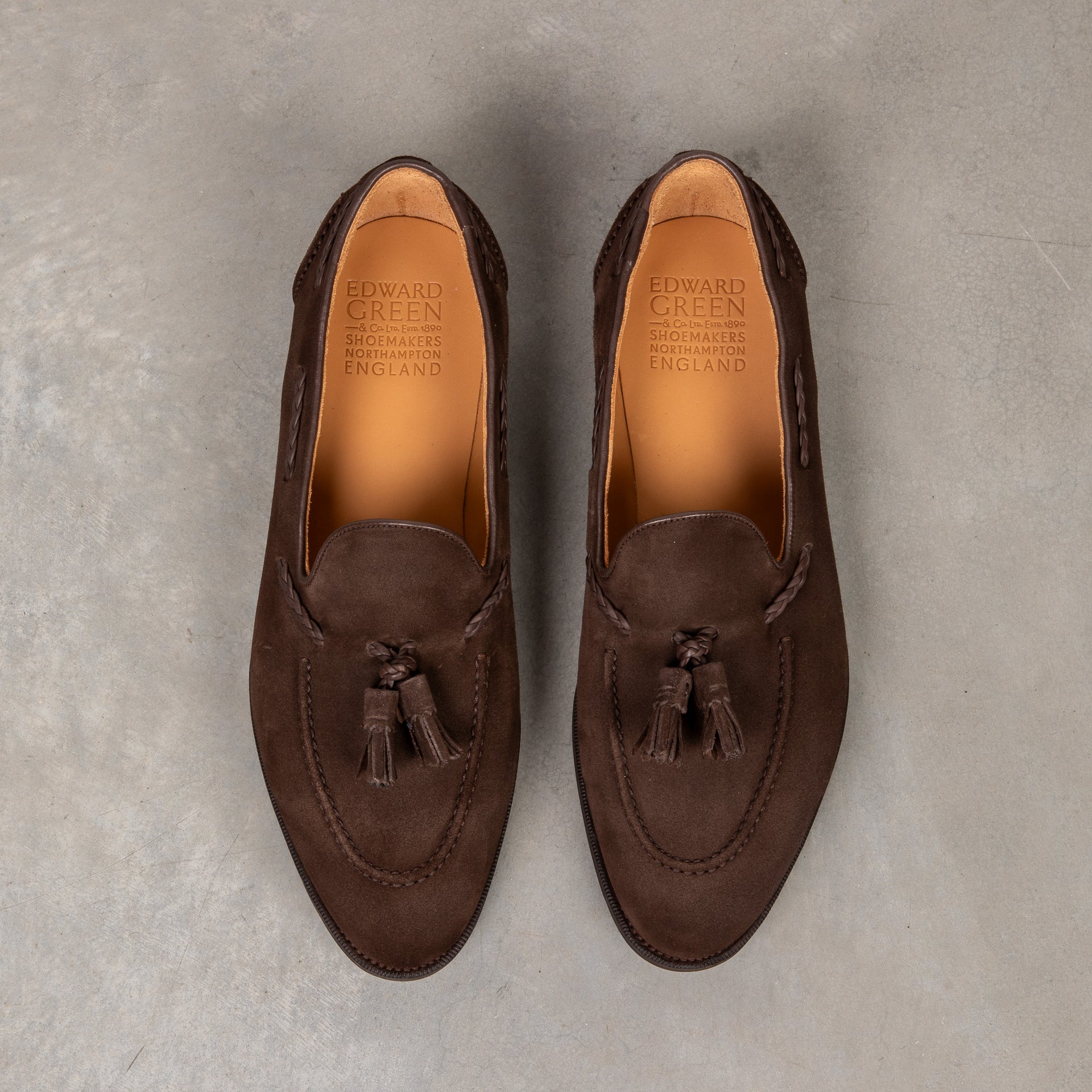 Edward Green Belgravia Espresso Suede on R1 sole – Frans Boone Store