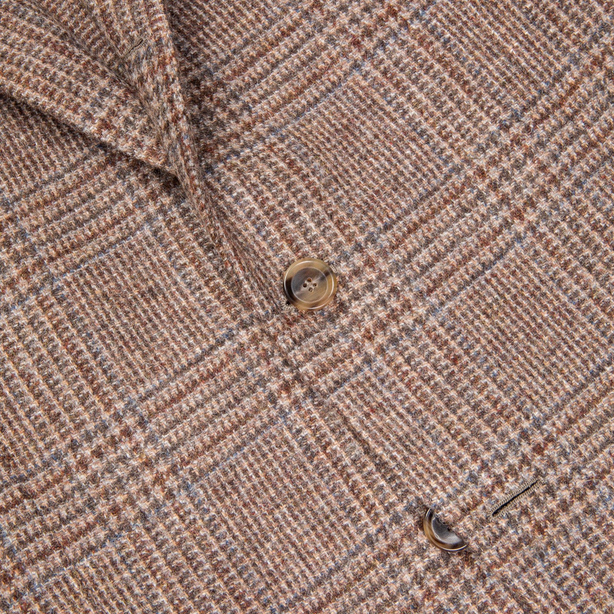 De Petrillo Posillipo Shetland Tweed Jacket Prince Of Wales Beige – Frans  Boone Store