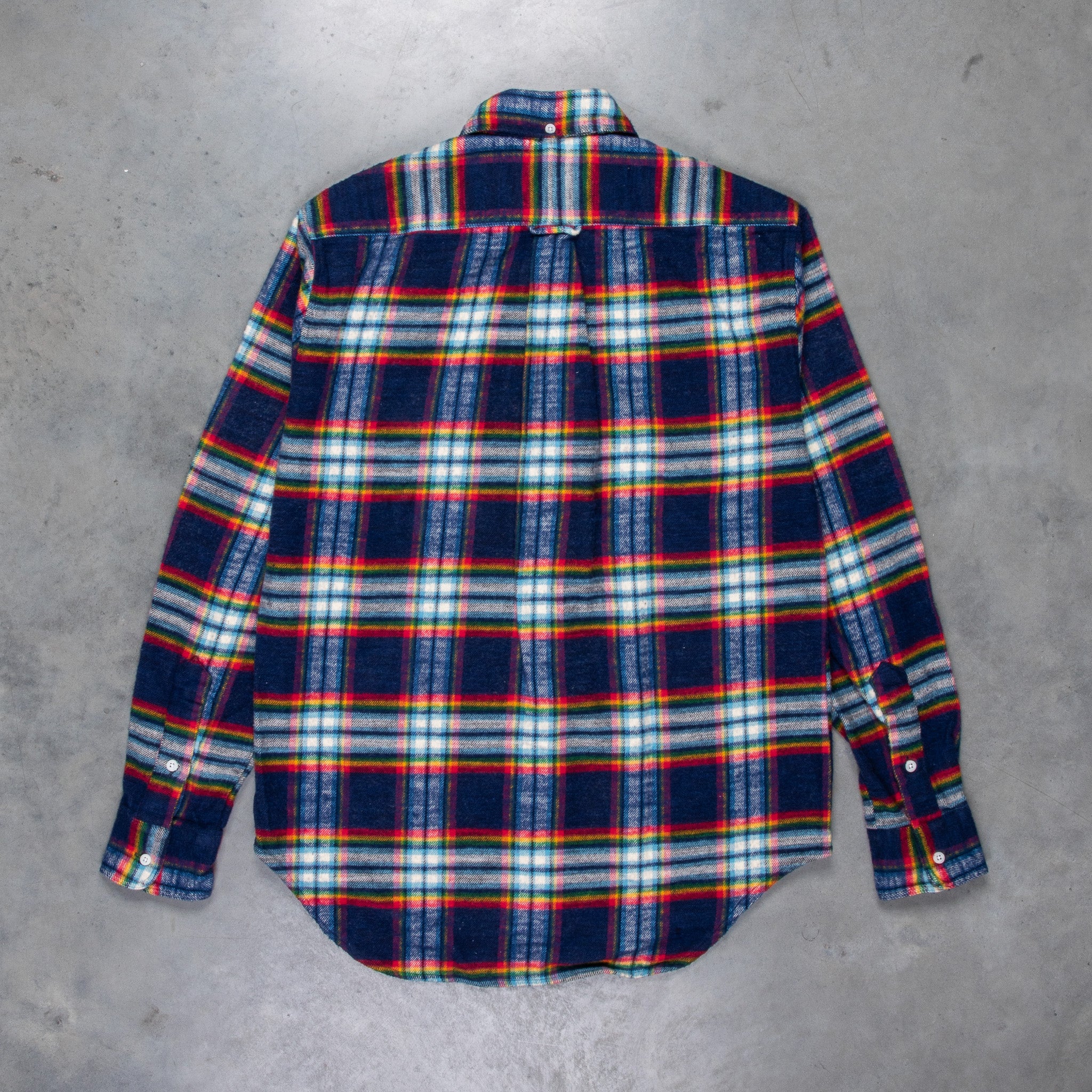 SALE価格 BoTT × CDS Box Flannel L/S Shirt navy - トップス