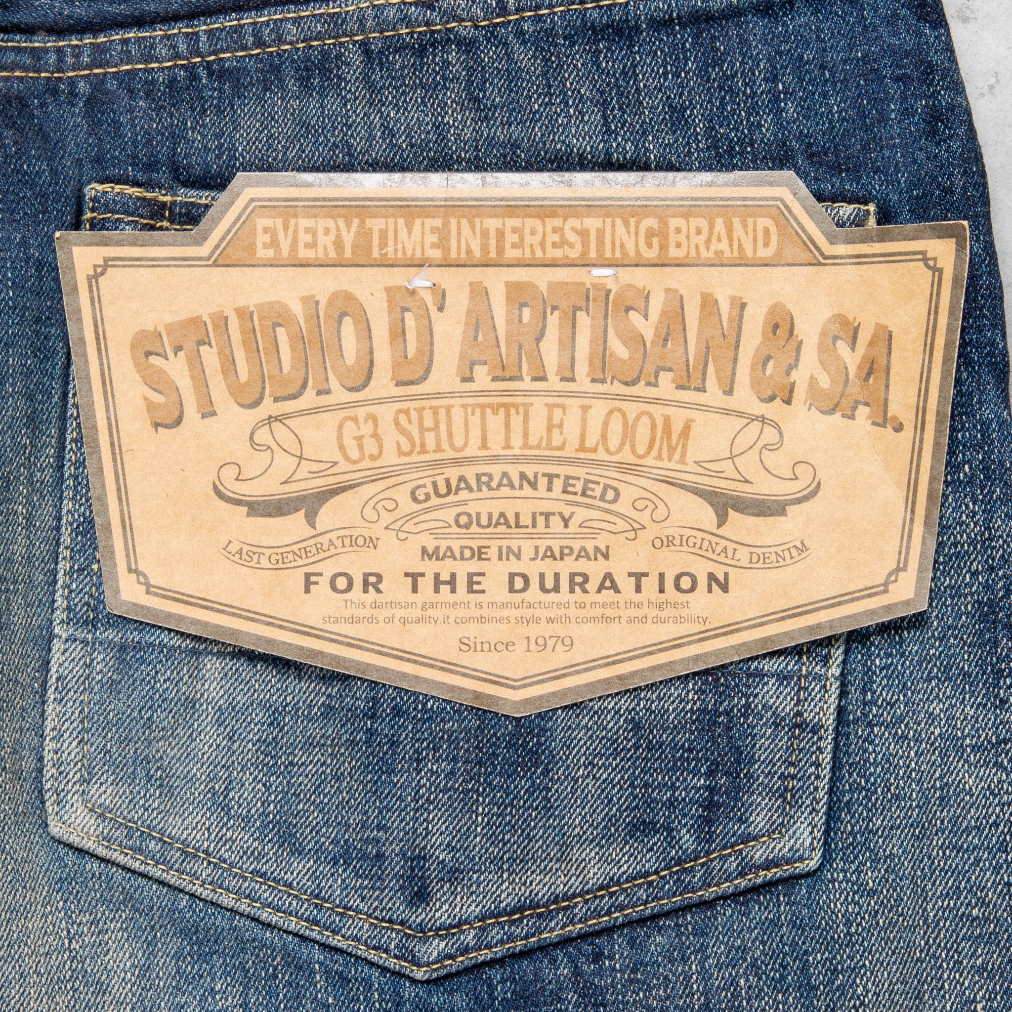 Studio D'artisan D1871U G-3 Great War Jeans – Frans Boone Store