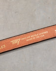 Tory Leather Classic Bridle Leather Belt 1″ Brass Buckle Oakbark