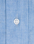 Far East Manufacturing Chambray Button-down Shirt Aqua