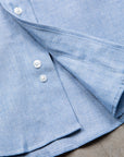 Far East Manufacturing Chambray Button-down Shirt Aqua