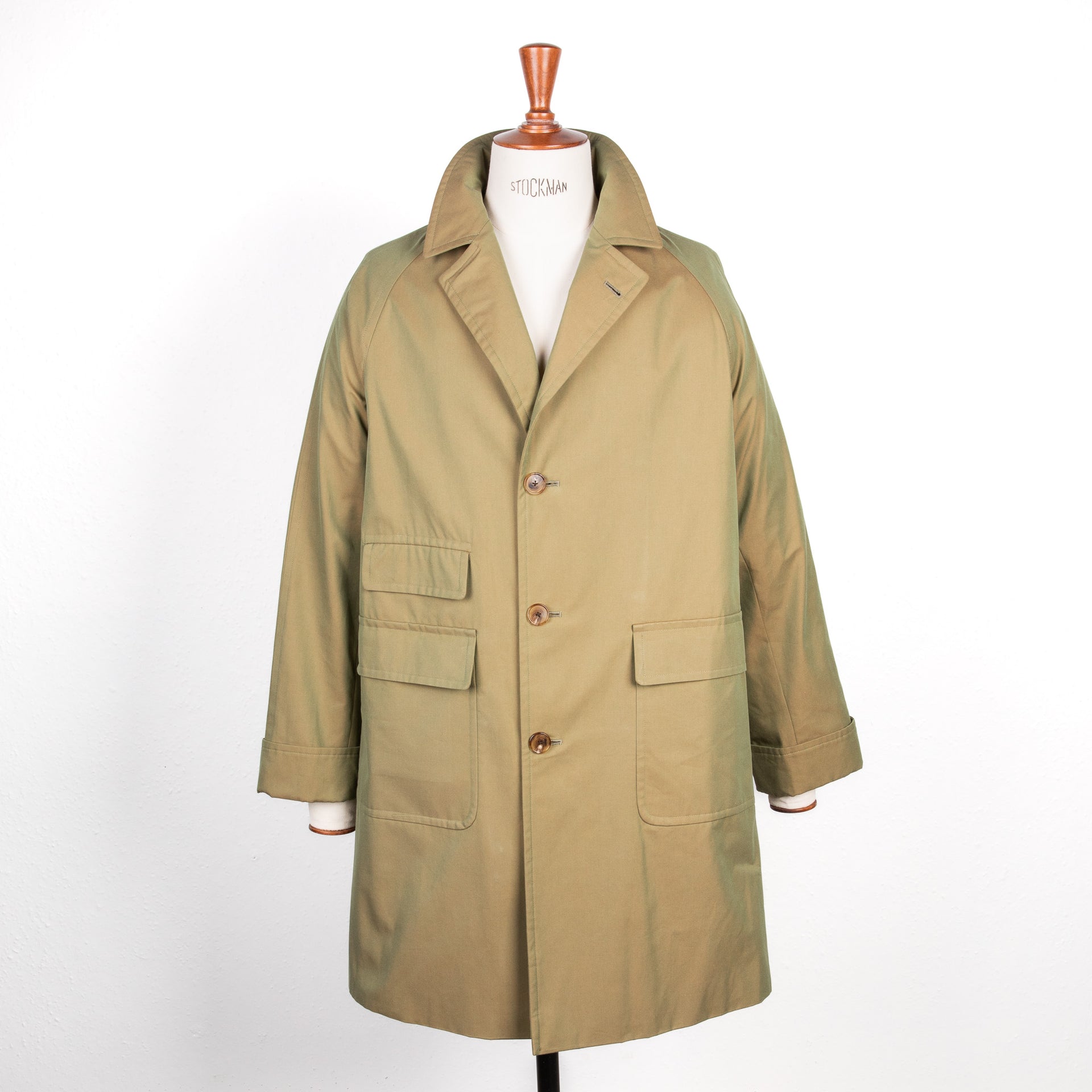 Cohérence Corb II Coat Gabardine Green – Frans Boone Store