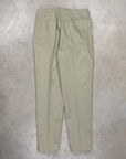 The Real McCoy's Belted Waistband Plain Stitch Pique Pants Sage