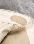 The Real McCoy's Belted Waistband Plain Stitch Pique Pants Ivory