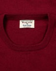 William Lockie Oxton Cashmere Crew Neck Bordeaux