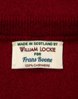 William Lockie Oxton Cashmere Crew Neck Bordeaux