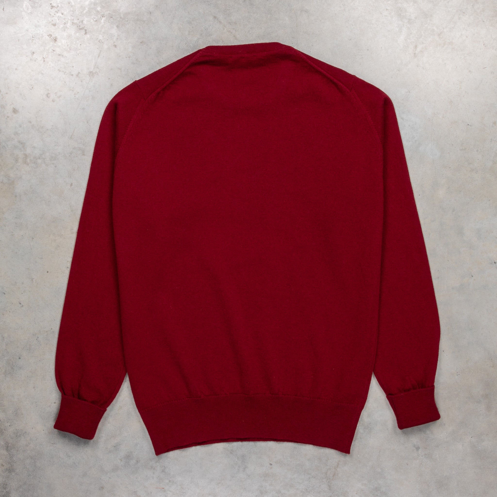 William Lockie Oxton Cashmere Crew Neck Bordeaux