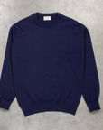 William Lockie Oxton cashmere Crew neck Blackberry